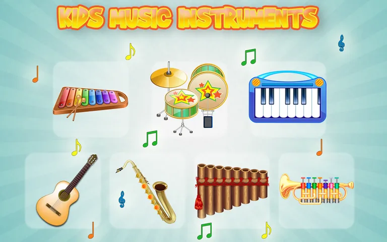 Kids Musical Instrument Sounds screenshot 1