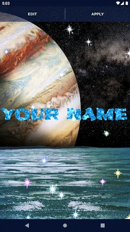 Galaxy Universe Live Wallpaper screenshot 5