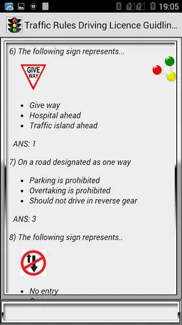 Traffic Rules Driving Licence Guidlines screenshot 2