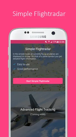 Simple Flightradar: Free Flight tracker screenshot 1
