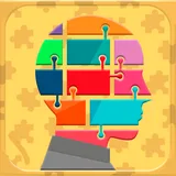 Puzzles for adults of a puzzle icon