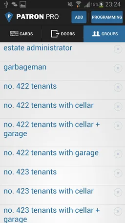 PATRON-PRO Admin screenshot 1