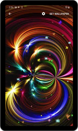 Amazing spark live wallpaper screenshot 3