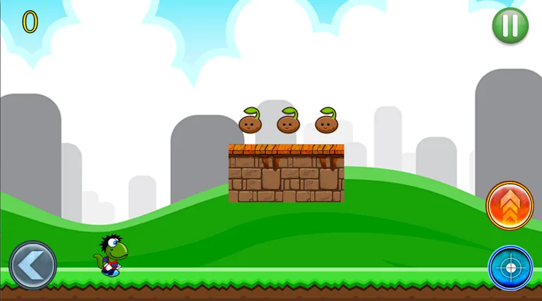 Green Dino Run screenshot 1