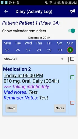 MedList Pro (Medication Reminder) screenshot 1