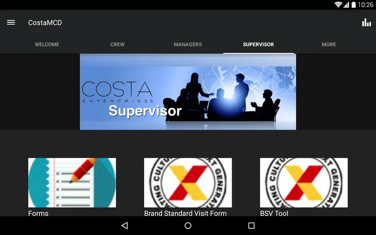 Costa Ent Employee App screenshot 2