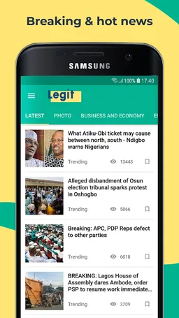 Legit.ng — Nigeria News screenshot 1