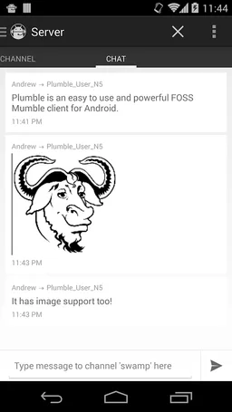 Plumble - Mumble VOIP (Free) screenshot 6