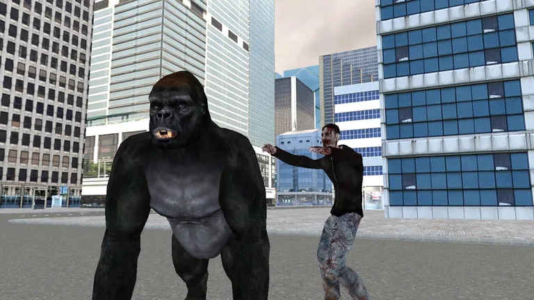 Real Gorilla vs Zombies - City screenshot 3