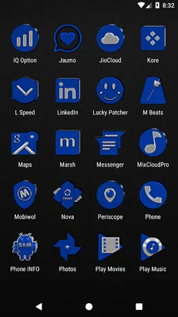 Blue Icon Pack Paid screenshot 17