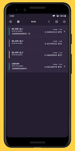 HashTracker for NiceHash screenshot 1
