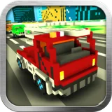 Blocky Highway Traffic Racer icon