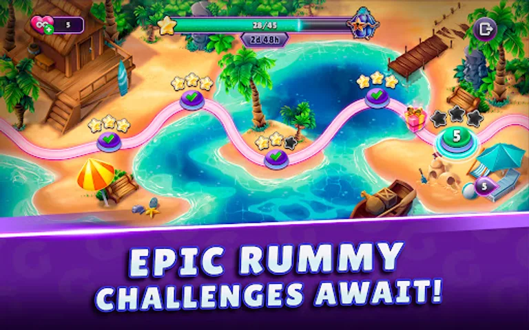 Gin Rummy Super - Card Game screenshot 14