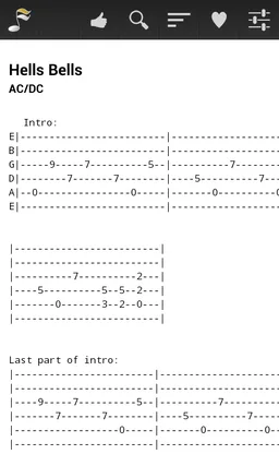 Guitar Tabs screenshot 1