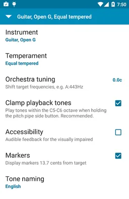 Tuner - gStrings screenshot 4
