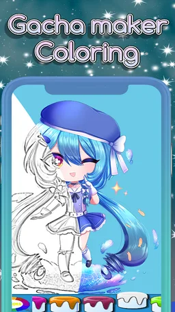 Gacha Life Maker Coloring screenshot 1