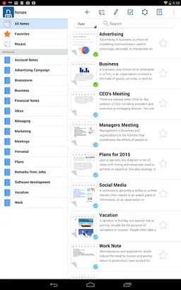 Notate for BlackBerry screenshot 6