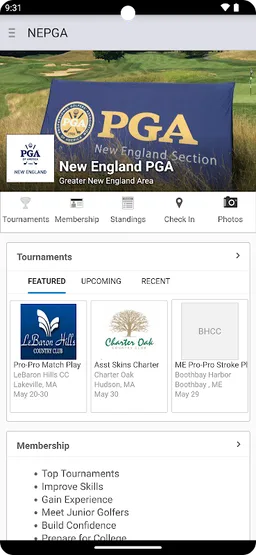 New England PGA screenshot 3
