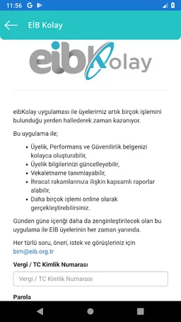 EİB Kolay screenshot 3