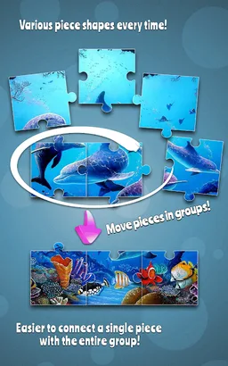 Dolphins Jigsaw Puzzle Game screenshot 1