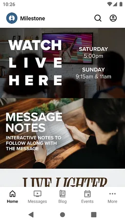 Milestone Church screenshot 1