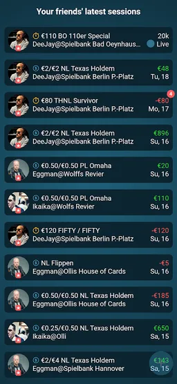 Poker Bankroll Tracker screenshot 2