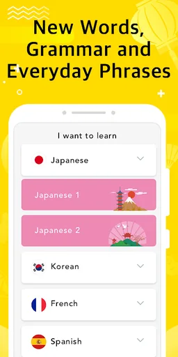 Learn Korean, Japanese or Spanish with LingoDeer screenshot 1