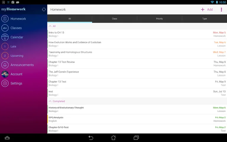 myHomework Student Planner screenshot 16