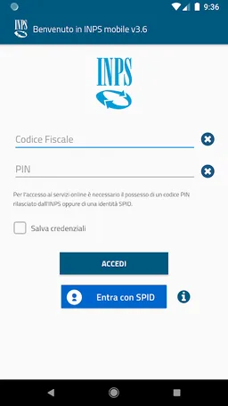 INPS mobile screenshot 2
