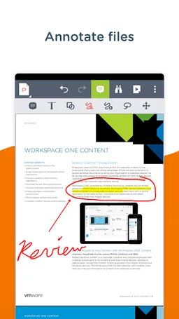 Content - Workspace ONE screenshot 2