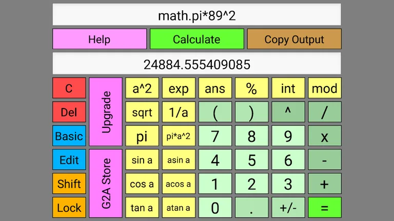 WyeSoft Lua Calc (Free) screenshot 1