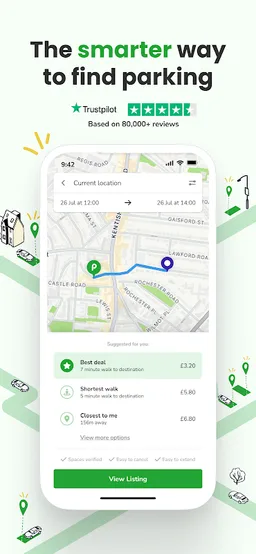JustPark Parking screenshot 1