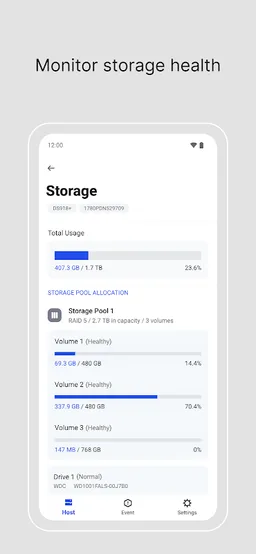 Synology Active Insight screenshot 2
