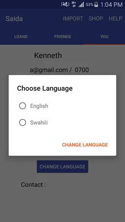 Saida - Loans to your M-Pesa screenshot 5