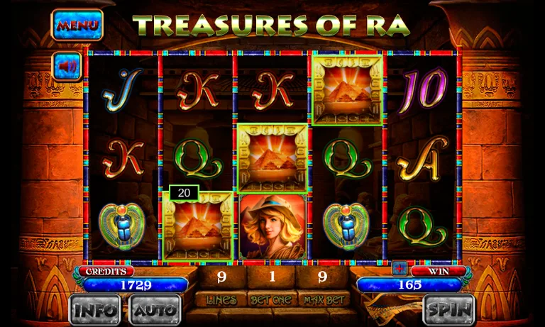 Treasures of RA Slot screenshot 5