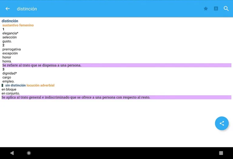 VOX Spanish Language Thesaurus screenshot 13