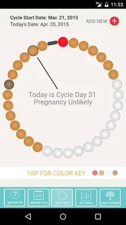 CycleBeads Period & Ovulation screenshot 4