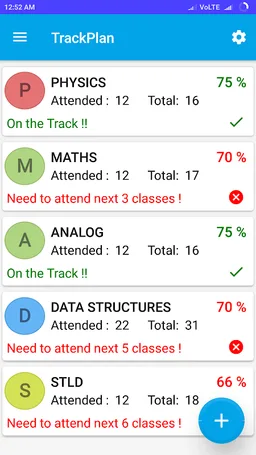 TrackPlan- Student Attendance screenshot 1