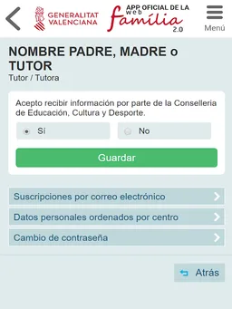 GVA Web Família 2.0 screenshot 1