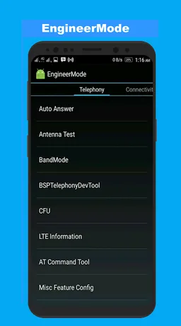 MTK Engineer App screenshot 2
