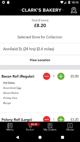 Clark's Bakery screenshot 4