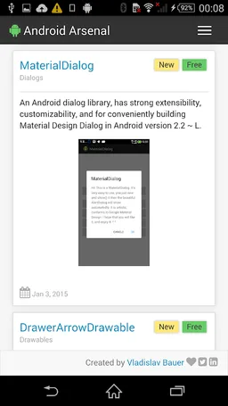 Android Arsenal screenshot 1