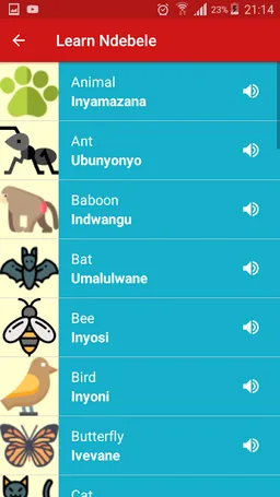 Learn Ndebele screenshot 1