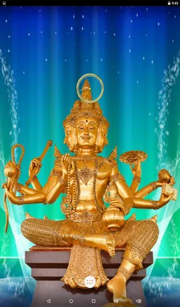 God Brahma Clock LWP screenshot 12