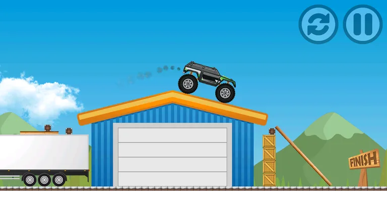 Monster Truck 2D screenshot 1