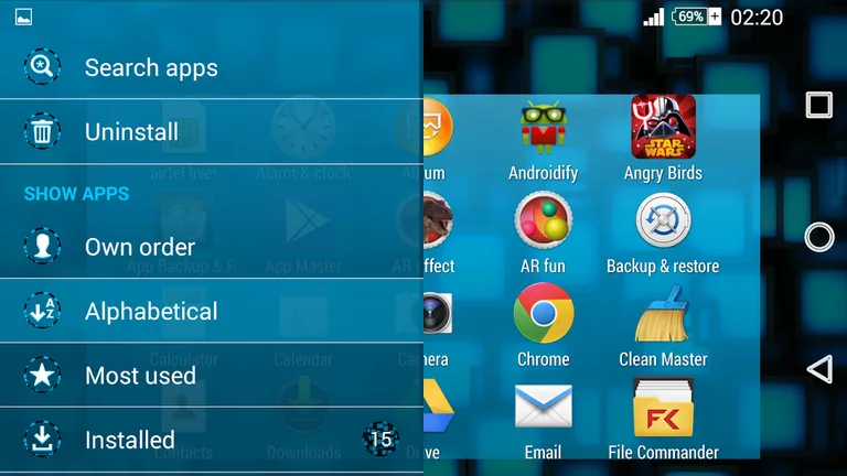 eXperiance Theme Neon Blue screenshot 6