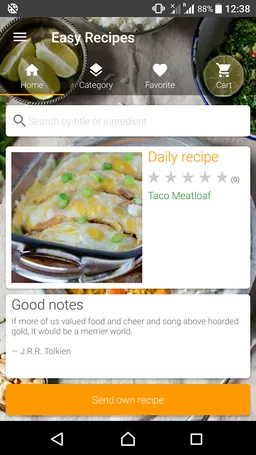 Easy Recipes screenshot 1