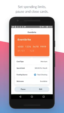 Privacy.com screenshot 1