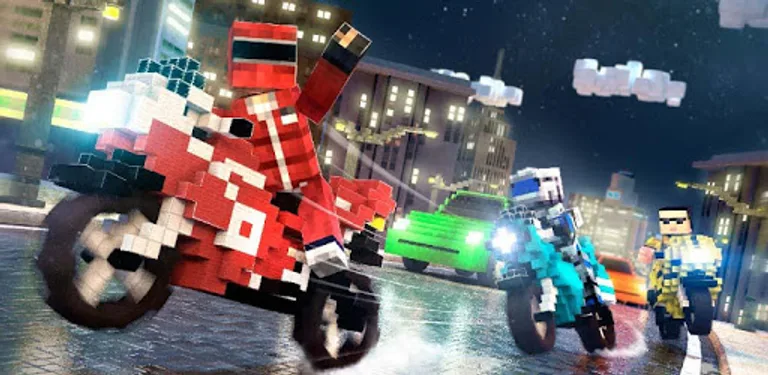 Blocky Superbikes Race Game - Motorcycle Challenge cover image