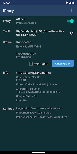 iProxy – Mobile Proxies screenshot 2